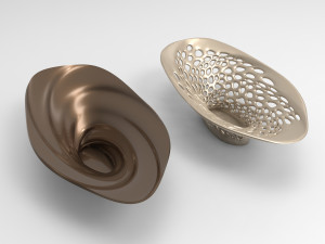 Vase Voronoi 75 3D Model