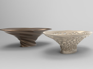 Vase Voronoi 75 3D Model