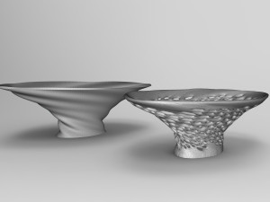 Vase Voronoi 75 3D Model
