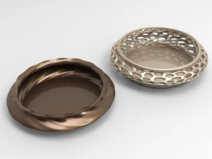 Vaso Voronoi 76 Modello 3D