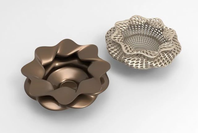Vase Voronoi 77 3D Model .c4d .max .obj .3ds .fbx .stl .blend