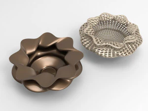 Vase Voronoi 77 3D Model