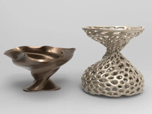 Vase Voronoi 79 3D Model