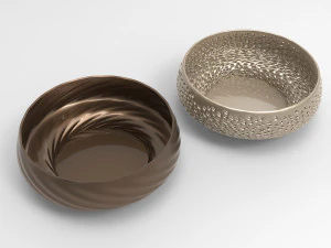 Vase Voronoi 81 3D Modell