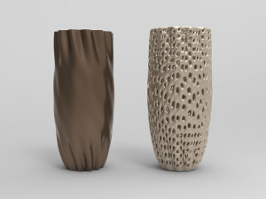 Vase Voronoi 83 3D Model