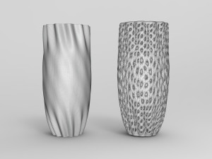 Vase Voronoi 83 3D Model