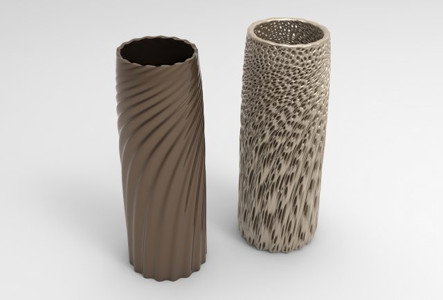 Vase Voronoi 84 Model 3D .c4d .max .obj .3ds .fbx .stl .blend 