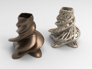 Vase Voronoi 86 3D Model