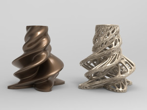 Vase Voronoi 86 3D Model