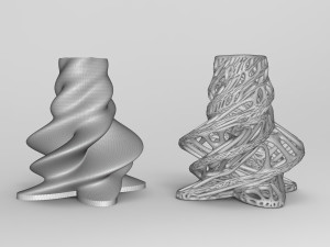 Vase Voronoi 86 3D Model