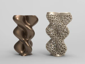 Vase Voronoi 87 3D Model