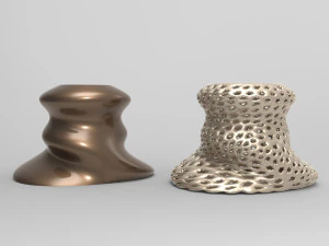 Vase Voronoi 88 3D Model