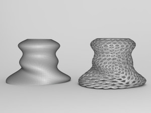 Vase Voronoi 88 3D Model