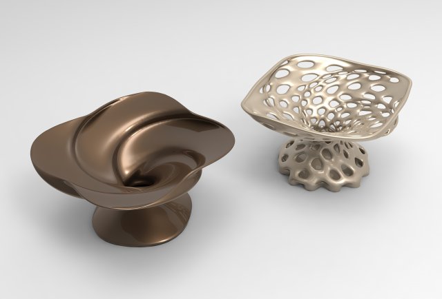 Vase Voronoi 89 3D Модель .c4d .max .obj .3ds .fbx .stl .blend 