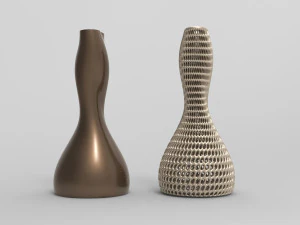 Vase Voronoi 90 3D Model