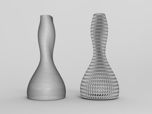 Vase Voronoi 90 3D Model