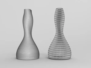 Vase Voronoi 90 3D Model
