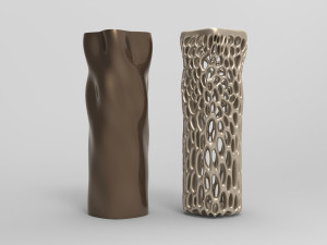 Vase Voronoi 95 Model 3D