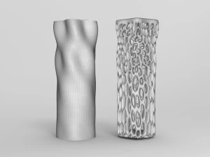 Vase Voronoi 95 3D Model