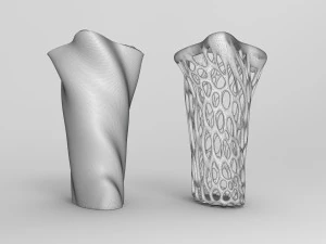 Vase Voronoi 96 3D Model
