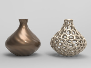 Vase Voronoi 97 3D Model
