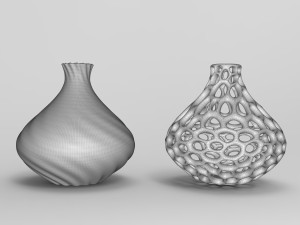 Vase Voronoi 97 3D Model