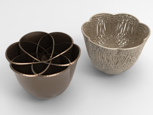 Vase Voronoi 99 3D Model