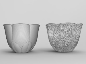 Vase Voronoi 99 3D Model