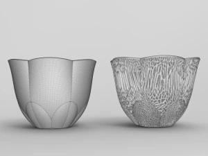Vase Voronoi 99 3D Model