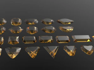 Diamonds 3D Print Model