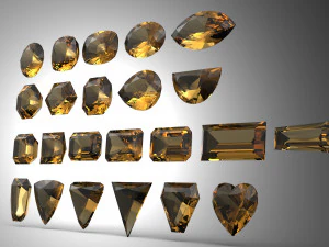 Diamonds 3D Print Model