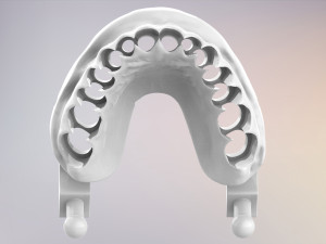 3D Dental Jaws Replica with Detachable Teeth Modèles 3D en vedette