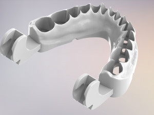 3D Dental Jaws Replica with Detachable Teeth Modèles 3D en vedette