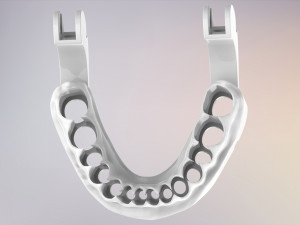 3D Dental Jaws Replica with Detachable Teeth Modèles 3D en vedette