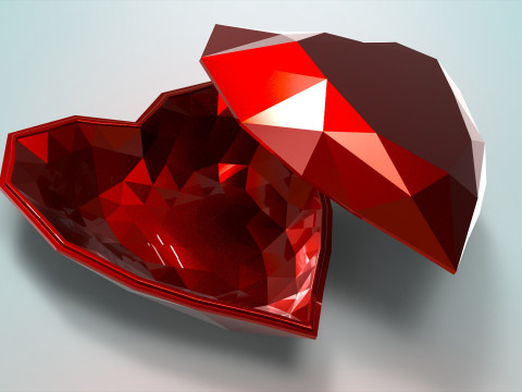 Heart-Shaped Box 3D प्रिंट मॉडल