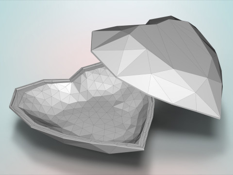 Heart-Shaped Box Modelo de Impressão 3D