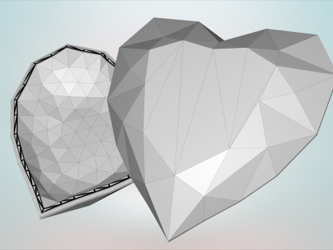 Heart-Shaped Box Modelo de Impressão 3D