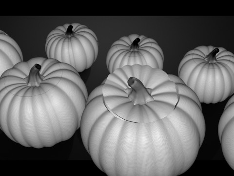 Spooky Spectacular 3D Printable Halloween Pumpkin Collection Model Cetak 3D