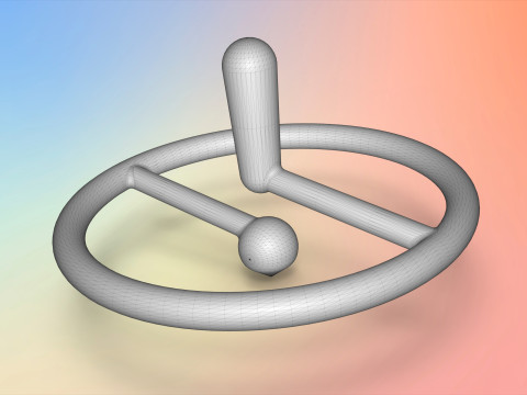 Spinner Illusion 3D Print Model