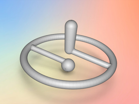 Spinner Illusion 3D Print Model