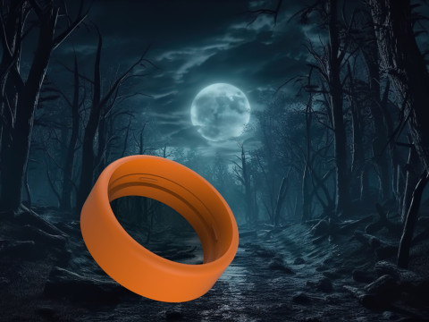 Springy Ghost 3D Printable Halloween Decoration Modelo de Impressão 3D