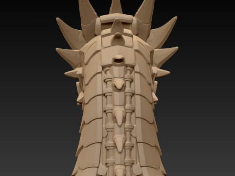 赛博朋克龙 3D 打印模型