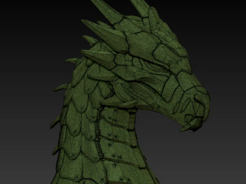 Cyberpunk Dragon 3D Print Model