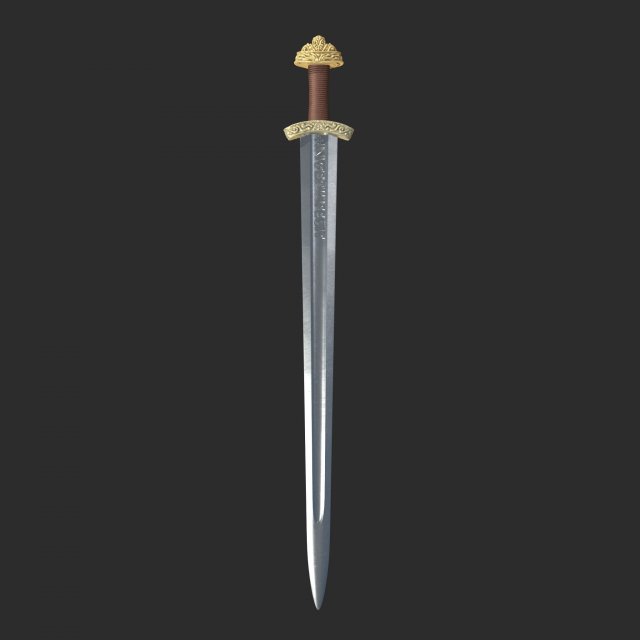 Archivo STL gratis Espada Vikinga de tamaño real 🦸・Modelo para descargar y  imprimir en 3D・Cults