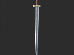 high quality viking sword 3D Model