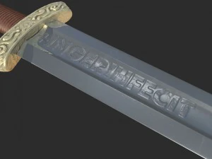 high quality viking sword 3D Model