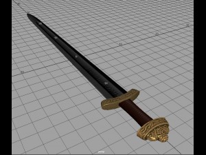 high quality viking sword 3D-Modell