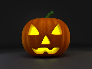 할로윈호박 3D 모델