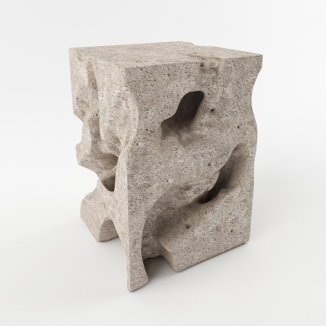 stone table 3D 모델 .c4d .max .obj .3ds .fbx .stl .blend 