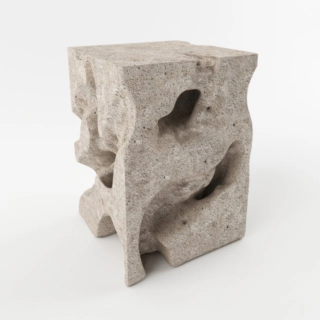 stone table 3D Model .c4d .max .obj .3ds .fbx .stl .blend 